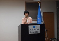 UNDPの弓削昭子・駐日代表・総裁特別顧問による冒頭あいさつ