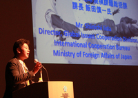 外務省地球規模課題総括課の飯田課長（C）UNV