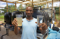 ケニアの浄水・農業振興プロジェクトサイトより　（C）ウェルシィ